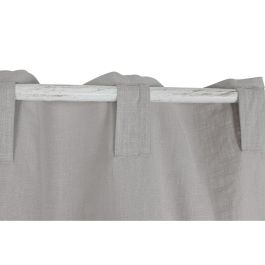 Cortina Cottage DKD Home Decor Gris Claro 260 x 140 cm