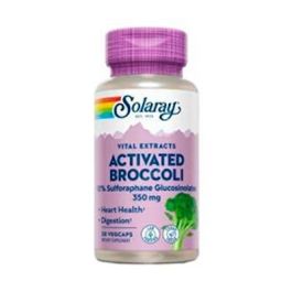 SOLARAY Activated Broccoli Seed Extract 350mg, 10% Sulforafano Glucosinolatos, Apoyo Cardiovascular y Digestivo, 30 Cápsulas Precio: 31.79. SKU: B136SWMXNT