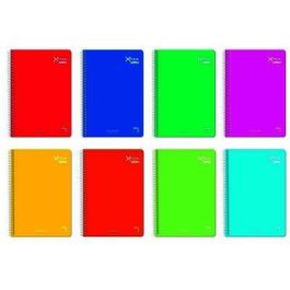 Pacsa Cuaderno Xtra Plus 80H Folio 90 gr 4x4 mm Tapa Dura Pack 5 Ud Colores Surtidos Precio: 11.94999993. SKU: S8414640