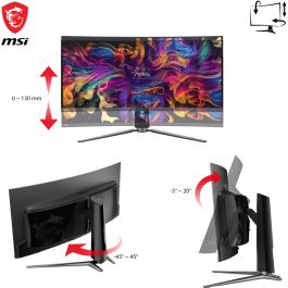 MSI MAG 341CQPDE Monitor Gaming Curvo 34.18" QD-OLED UWQHD 3440x1440 175Hz 0.03ms Negro