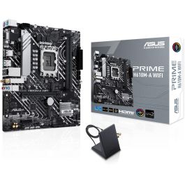 ASUS PRIME H610M-A WiFi Placa Base mATX LGA 1700 Intel H610 DDR5 Wi-Fi 5 para Intel Celeron/Pentium Gold/Core i3/i5/i7/i9
