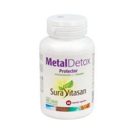 SURA VITASAN Metal Detox Protector con L-Glutatión, N-Acetil-L-cisteína y Vitamina C para Desintoxicación de Metales Pesados 60 Cápsulas Precio: 29.5000002. SKU: B1CZ7QNXMQ