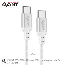 AVANT CONNECT Cable de carga rápida trenzado USB A a USB C 1m 60W PD Precio: 3.50000002. SKU: B16CKK8X3Q