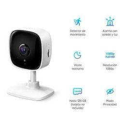 TP-Link Tapo C100 Cámara de Videovigilancia WiFi Full HD 1080p Visión Nocturna Detección Movimiento Audio 2 Vías App
