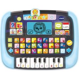 VTECH Tableta de luz mágica P'tit Genius, interactiva y educativa para niños de 2 a 5 años con pantalla retroiluminada