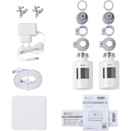 Delta Dore 6050664 Válvulas Termostáticas para Radiador y Caja de Conexiones - Paquete Conectado TRV 1.0