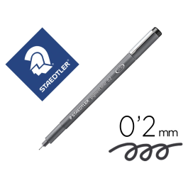 Staedtler Pigment Liner Rotulador Calibrado 0.2 mm Negro (Set de 10) (Set de 10) Precio: 19.79000012. SKU: S8422965