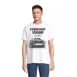 Camiseta de Manga Corta Hombre RADIKAL FOREVER YOUNG Blanco XL