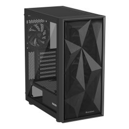 GENESIS 605F Midi Tower Negro PC Juego ATX Micro-ATX Mini-ITX con Ventana de Vidrio Templado y Filtro Anti-polvo