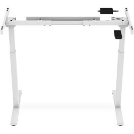 Digitus Bastidor de Mesa Eléctrico Altura Regulable, Motor Individual, 2 Niveles, Blanco, 70kg, 2 Patas