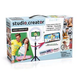 Canal Toys Inf001 Studio Creator Video Maker Kit Completo para hacer Vídeos Profesionales con Fondo Verde y Guía +8 años