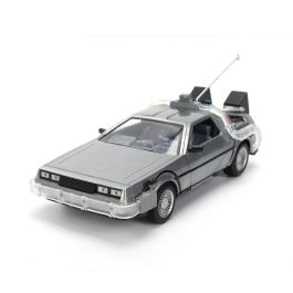 Regreso al Futuro Camión Delorean 40 Aniversario Escala 1:24 con Luces y Pilas para Coleccionistas
