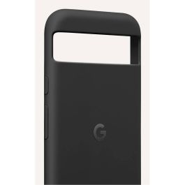 Google Funda Pixel 8a Obsidian de Silicona, Antimancho, Resistente a Caídas y Fabricada con al menos 38% Materiales Reciclados
