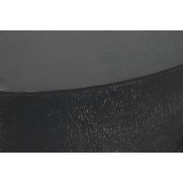 DKD Home Decor Mesa de Centro Negro Bronce 90 x 90 x 45 cm