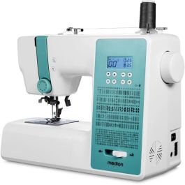 Máquina de coser digital - MEDION - SD 36 - 38W - 270 puntadas - 700 rpm - LED - Turquesa
