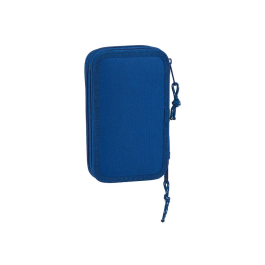 Plumier Doble BlackFit8 M854 Azul oscuro 12.5 x 19.5 x 4 cm (28 piezas)