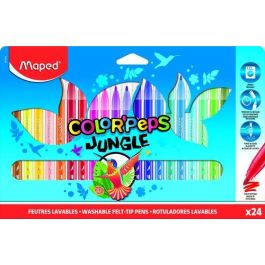 Maped Rotuladores Color'Peps Jungle 2.0 Estuche de 24 Colores Surtidos Precio: 2.95000057. SKU: B1J2PSS5QW