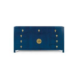 GINER Y COLOMER Aparador Zen con Puertas y Cajones Azul Distressed Precio: 1572.9879. SKU: B1FSJM38TS