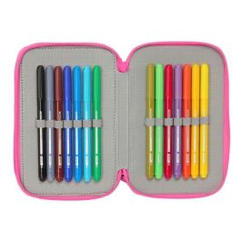 Safta Plumier Escolar Triple 37 Piezas Kuromi 195x125x55 mm