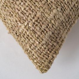 Cojín Beige-Ocre Viscosa-Algodón 30 X 50 cm