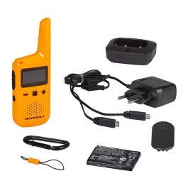 Motorola Walkie Talkies TALKABOUT T72 Amarillo - Alcance 8 km - PMR446 - 16 Canales - 121 Códigos