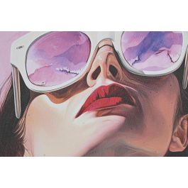 DKD Home Decor Cuadro Moderno Rosa 2.5 x 70 x 50 cm (2 Unidades)