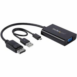 Adaptador DisplayPort a VGA Startech DP2VGAA Negro