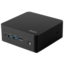 MSI 936-B0B111-238 Cubi NUC 1MG-238BEU Mini PC Barebone Intel Core 5 120U, DDR5 hasta 64GB, Wi-Fi 6E, Negro