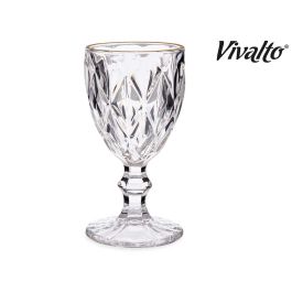 Copa Agua 254Ml Diamante Filo Oro Vivalto 8X15CM (36 Unidades) Copa Agua 254Ml Diamante Filo Oro Vivalto 8X15CM (36 Unidades)
