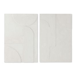 Decoración de Pared Home ESPRIT Blanco Moderno 80 x 5 x 120 cm (2 Unidades) Precio: 182.58999946. SKU: B14SD79Z6J