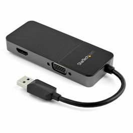 Adaptador USB a VGA/HDMI Startech USB32HDVGA Negro 4K Ultra HD Precio: 88.58999996. SKU: B15DWK87CC