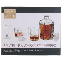 Cook Concept Set Botella con 4 Vasos Cocktail 930ml/200ml
