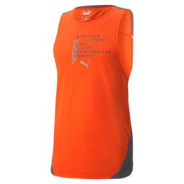 Camiseta para Hombre sin Mangas Puma Train Everfresh Tank M Naranja Precio: 32.79000054. SKU: B17RJC3BS3
