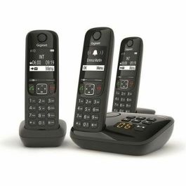 Gigaset AS690 A Teléfono fijo Trio con Contestador Automático, Manos Libres HSP, Bloqueo de Llamadas y Directorio de 100 Contactos Negro Precio: 104.49999956. SKU: B19GBHA8BF