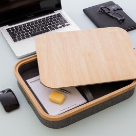 Escritorio Portátil con Bandeja de Almacenaje Larage InnovaGoods