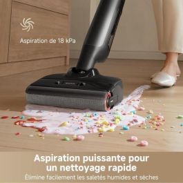 Mova DRE1730112647400 - Aspiradora en seco y húmedo Flexible y giratoria 90° - Lavado con cepillo 75°C - Succión 18 kPa