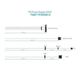 TOOQ FUENTE ALIMENTACION TFX TQEP-TFX500S-O 500W TOOQ FUENTE ALIMENTACION TFX TQEP-TFX500S-O 500W