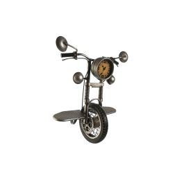 DKD Home Decor Reloj de Pared Loft Plateado Negro 60 x 30 x 78 cm