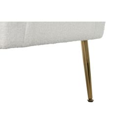 DKD Home Decor Butaca Moderno Blanco Verde 76x82x74 cm Set de 2 Madera Poliester