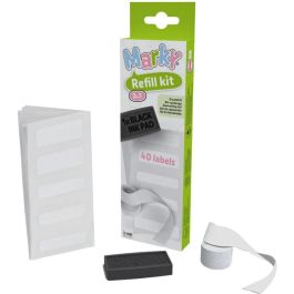 Kit de Recarga 3 en 1 para Marcador Marky: Almohadilla Tinta Negra, Cinta Planchar Telas Oscuras y 40 Etiquetas Adicionales Kit de Recarga 3 en 1 para Marcador Marky: Almohadilla Tinta Negra, Cinta Planchar Telas Oscuras y 40 Etiquetas Adicionales Precio: 7.79000057. SKU: B13Q28Q4TW