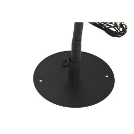 DKD Home Decor Árbol de Navidad Moderno Negro de Metal con Luces LED Cálidas 120 cm Alto x 40 cm Ancho x 40 cm Profundo