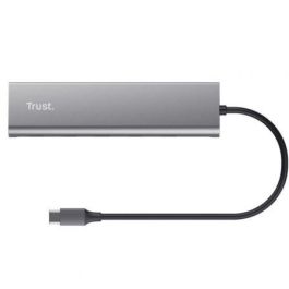 Trust 25136 Hub USB-C Halyx 5 Puertos (4x Datos USB-C, 1x USB-C PD 100W) 5 Gbps, Aluminio para Portátil/PC Trust 25136 Hub USB-C Halyx 5 Puertos (4x Datos USB-C, 1x USB-C PD 100W) 5 Gbps, Aluminio para Portátil/PC