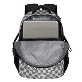 Karactermania Mochila Mickey Run. Plus FAN Move 44x34x21 cm, Gran Capacidad, Puerto USB, Material Ripstop, Gris