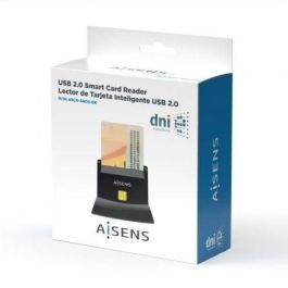 AISENS - LECTOR DE TARJETA INTELIGENTE DNI, NEGRO AISENS - LECTOR DE TARJETA INTELIGENTE DNI, NEGRO