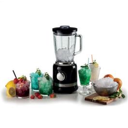Ariete 585/02 Batidora de Vaso Moderna Negra con Vaso de Vidrio y 4 Cuchillas de Acero Inoxidable Ariete 585/02 Batidora de Vaso Moderna Negra con Vaso de Vidrio y 4 Cuchillas de Acero Inoxidable