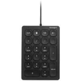 Kensington Teclado Numérico con Cable USB-A, Delgado, Teclas de Tijera, Compatible Windows/Mac/Chrome OS, Color Negro