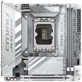 GIGABYTE B860I AORUS PRO ICE S1851/DDR5/MITX Placa base Intel LGA 1851, DDR5 hasta 9200MHz, PCIe 5.0 M.2, WiFi 7, Thunderbolt 4