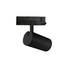 Foco de Carril LED Trifásico ATL080030-T-B Negro, Potencia Regulable 20-30W, CCT 3000K-6000K, 3000Lm, CRI 90 para Tiendas y Comercios