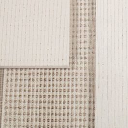 DKD Home Decor Cuadro Scandi Abstracto Marron Beige Cristal y PS 52.5 x 72.5 x 3.8 cm (4 Unidades)