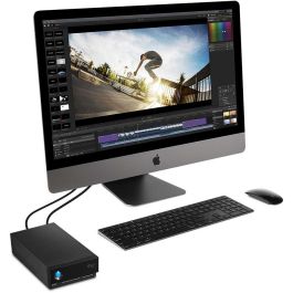 LaCie 1big Dock SSD Pro 4TB Thunderbolt 3 NVMe USB 3.1 para MAC & PC - Gris